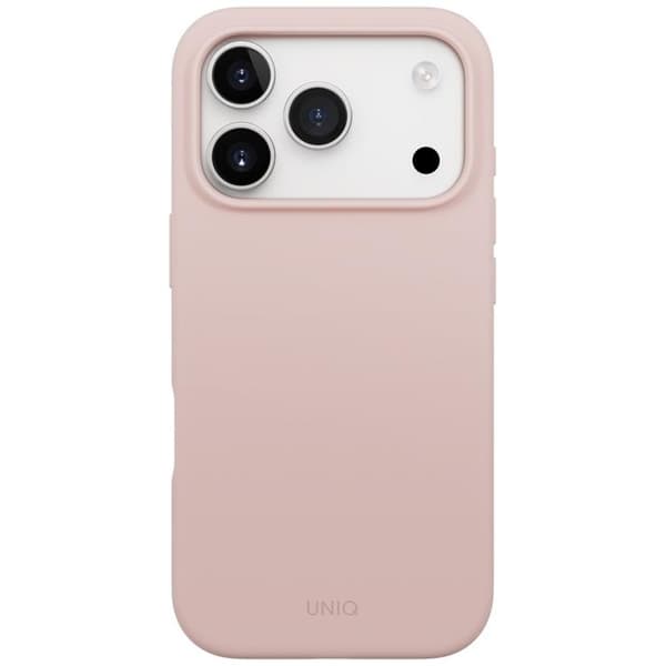 UNIQ Telefontaske til iPhone 17 Pro MagSafe Lino - Lyserød Rosa