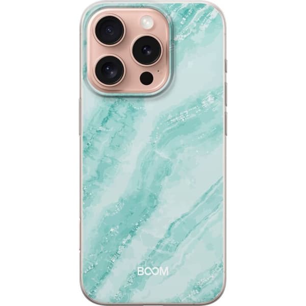 Mobilcover til Apple iPhone 16 Pro med Mint Marble