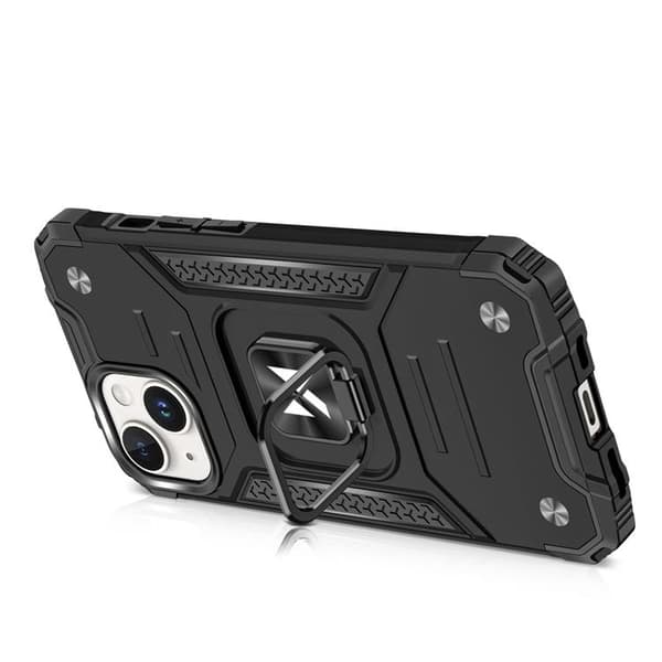 Wozinsky iPhone 15 Plus Ringholder Mobilcover - Sølv Silver