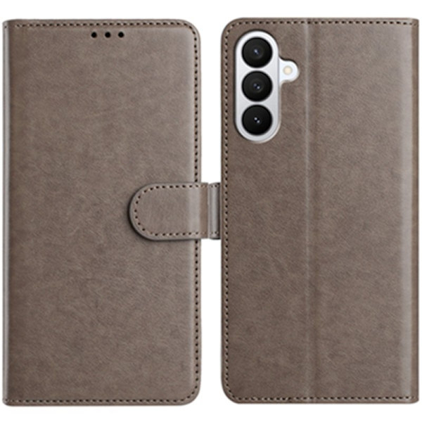 Samsung Galaxy S26 Pro Plånboksfodral Konstläder Folio Flip - Grå