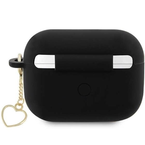 Guess Airpods Pro 2 Skal Charm Heart Collection - Svart Svart