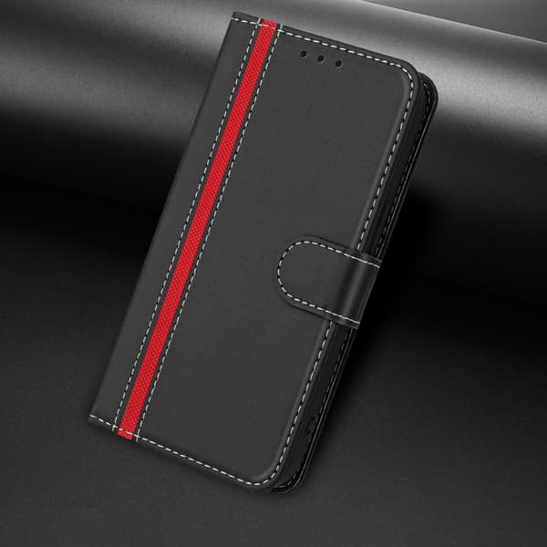 Plånboksfodral för Samsung Galaxy S26 Plus Magnetiskt Konstläder - Svart