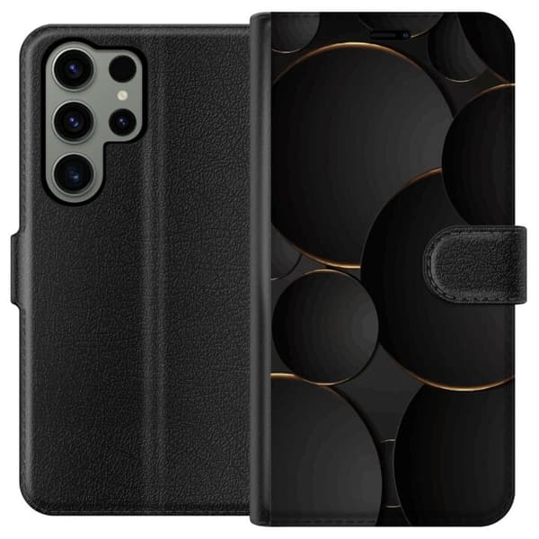 Plånboksfodral till Samsung Galaxy S23 Ultra med Lyxig Cirklar