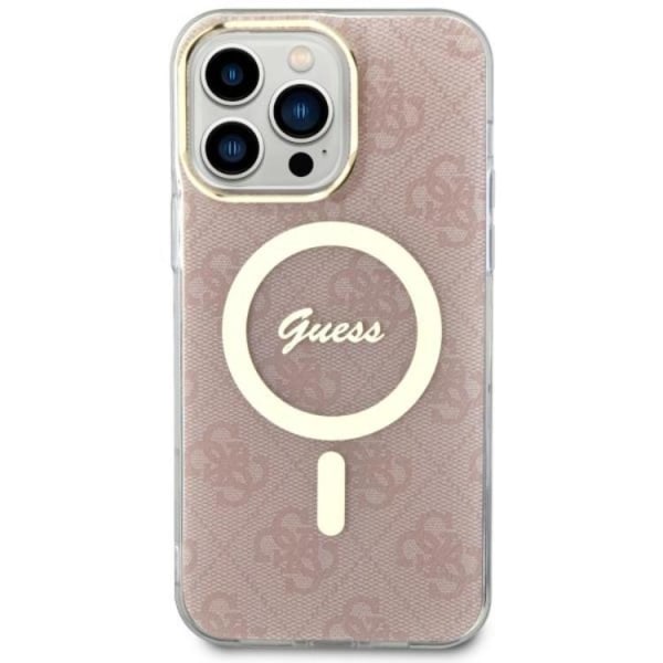 Guess iPhone 13 Pro Max Mobilskal MagSafe - Rosa