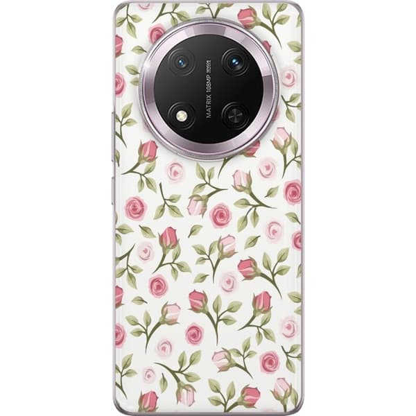 Telefontaske til Honor Magic7 Lite med blomster