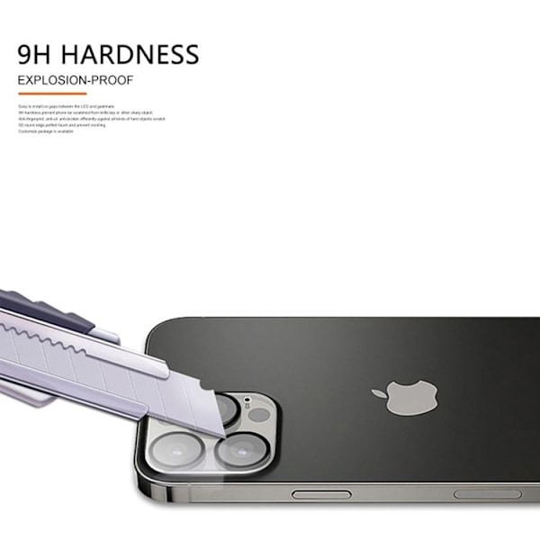MOCOLO iPhone 14 Pro KameraLinsskydd i Härdat Glas 9H - Clear