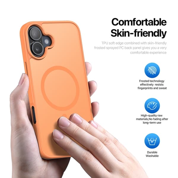Dux Ducis Mobilskal till iPhone 17 MagSafe Yind - Orange Orange