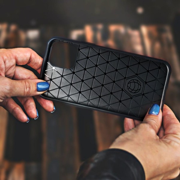 CARBON cover til iPhone XR Sort