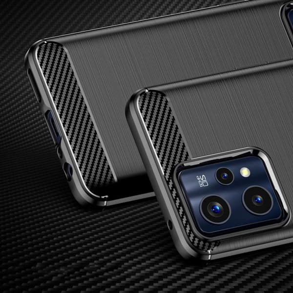 Carbon Realme 9 Pro Plus Skal Flexible - Svart Svart