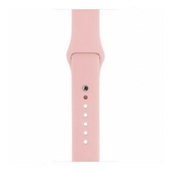 Mercury Apple Watch 4/5/6/7/SE (38/40/41mm) armbånd silikone - lyserød