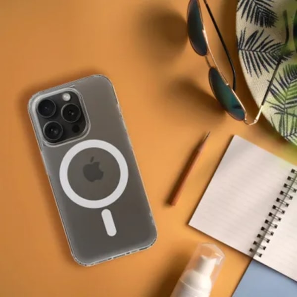iPhone 15 Pro Mobilskal Magsafe Frost - Transparent