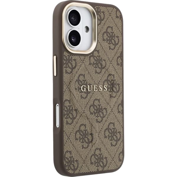 Guess telefonetui til iPhone 17 MagSafe 4G PU Classic Logo - Brun Brun