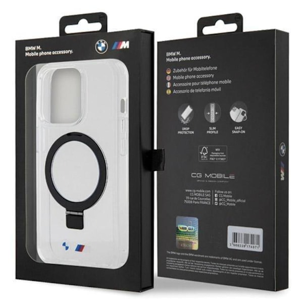 BMW iPhone 15 Pro Max Mobilskal MagSafe M Collection Transparent