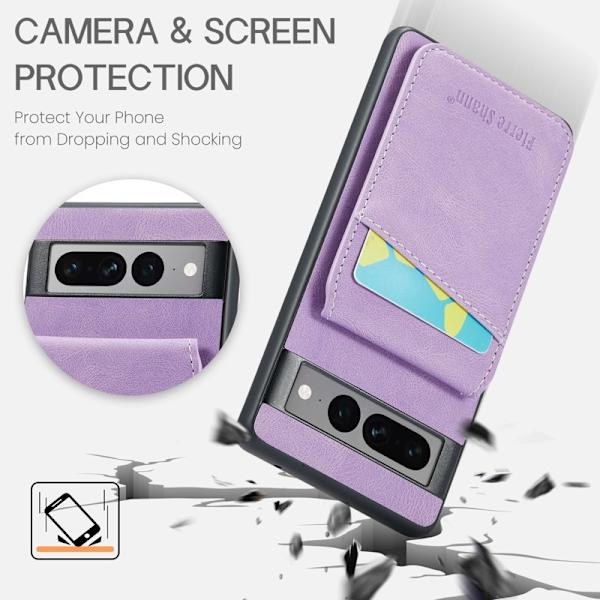 FIERRE SHANN Google Pixel 8 Pro Fodral PU+TPU - Lila