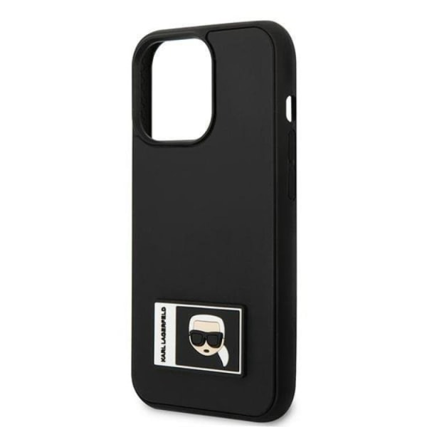 Karl Lagerfeld iPhone 13 Pro Cover Ikonik Patch - Sort