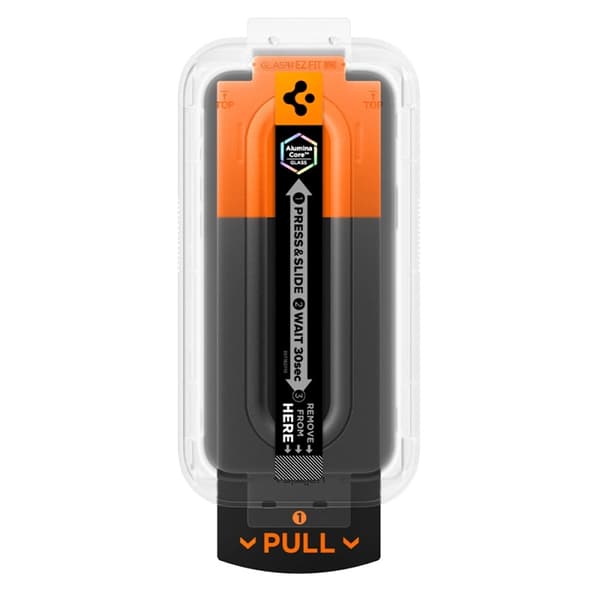 Spigen Härdat glas Skärmskydd för iPhone 17 Pro Max EZ Fit Pro AC Transparent