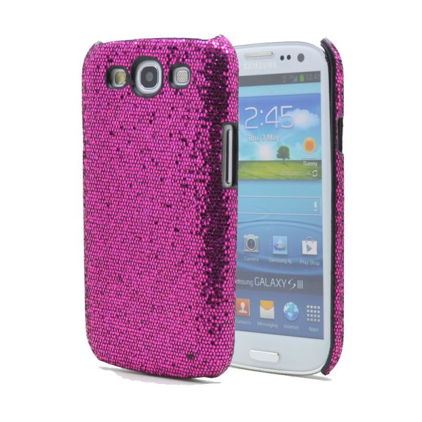 Sparkle Bagcover til Samsung Galaxy S3 i9300 (lilla)