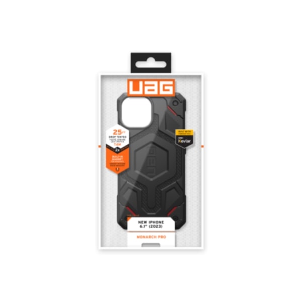 UAG iPhone 15 Mobilskal Monarch Pro - Kevlar Black