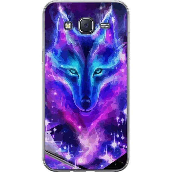 Mobilcover til Samsung Galaxy J5 med Neon Ulv