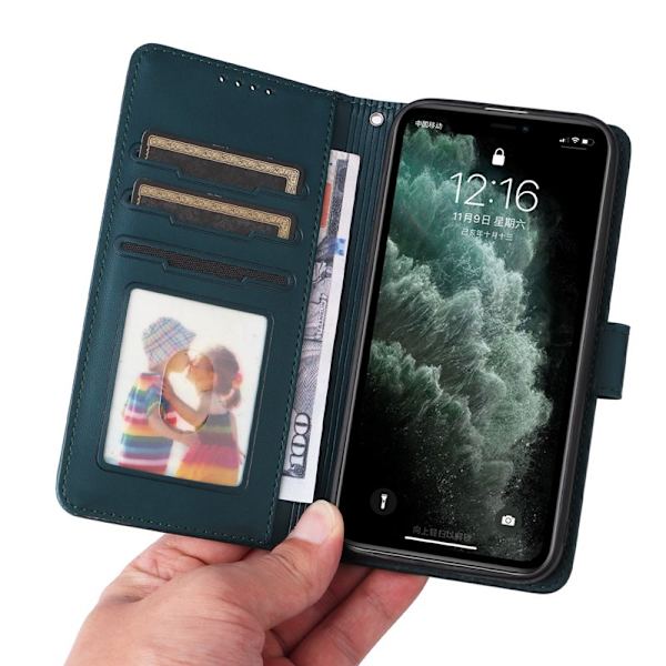 BETOPNICE iPhone 11 Pro Max Plånboksfodral - Detachable Konstläder- Blå