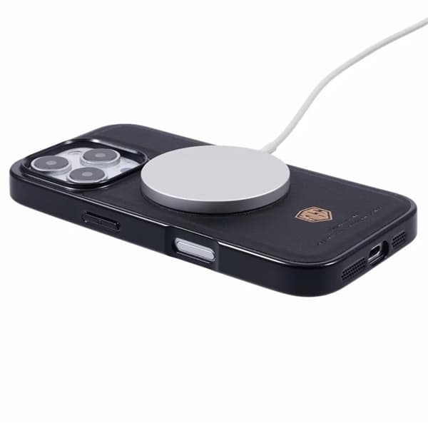 KIGC Mobilskal till iPhone 16 Pro Magsafe Electroplating - Svart Svart