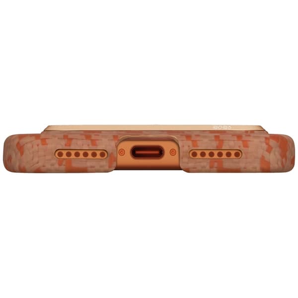 PITAKA Mobilskal För iPhone 17 Pro MagSafe Happiness Rides Edge Orange