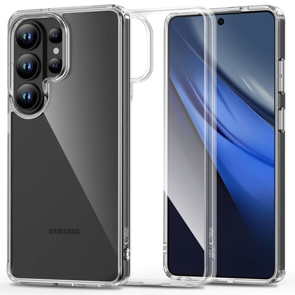 Tech-Protect Telefontaske Til Galaxy S26 Ultra Flexair - Klar Transparent