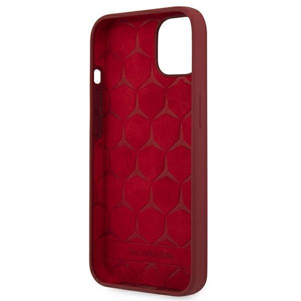 Mercedes Silicone Line Skal iPhone 13 - Punainen Red