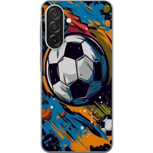 Mobilskal till Samsung Galaxy A26 med Fotbollar