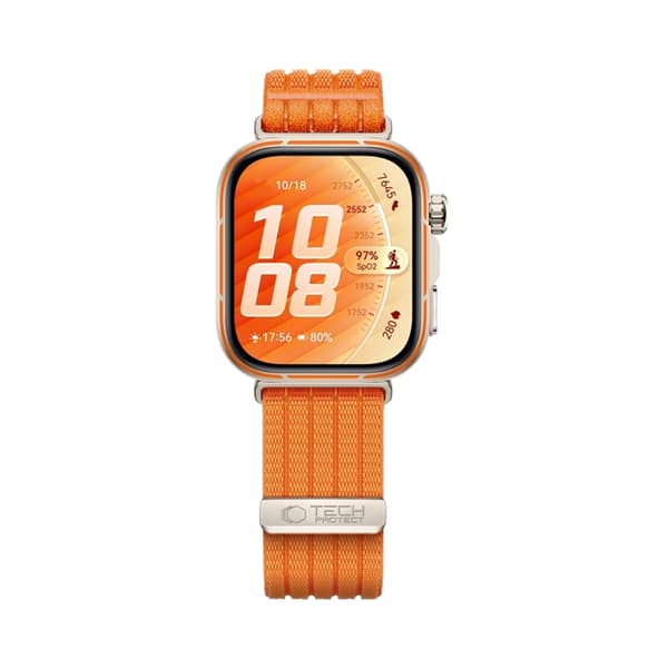 Tech-Protect Huawei Watch Fit 3/4/4 Pro/5/5 Pro Armband Nylon - Orange Orange