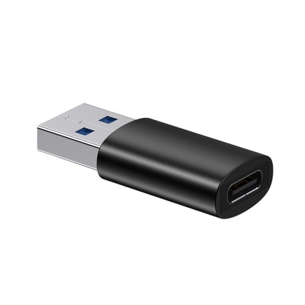 Baseus USB 3.1 OTG til Type-C Adapter - Sort