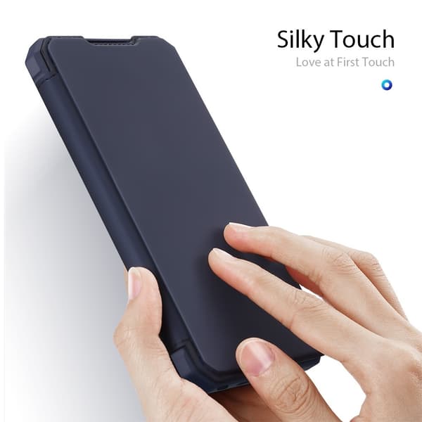 DUX DUCIS Læderetui Til Samsung Galaxy Note 20 - Blå Blue