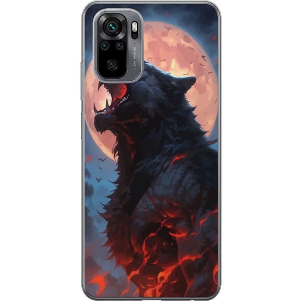 Mobilskal till Xiaomi Redmi Note 10S med Ylande varg