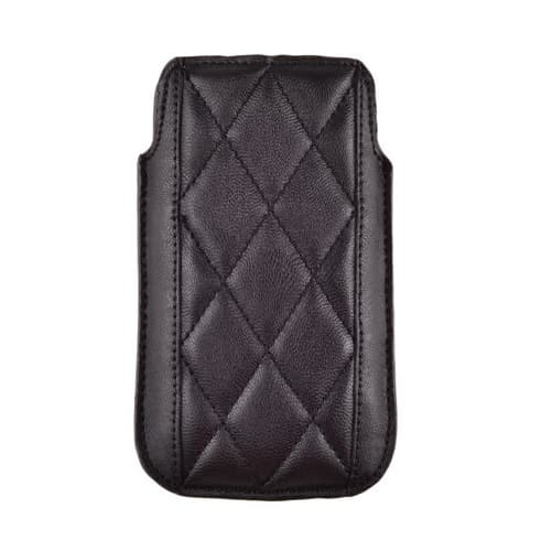 FORCELL Piko läderpouch (Svart) Black