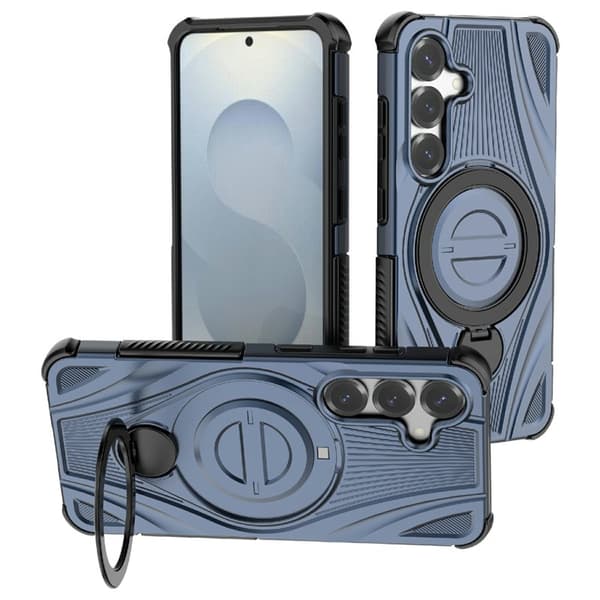 Mobilskal för Samsung Galaxy S26 Plus Magnetiskt Kickstand TPU - Mörkblå