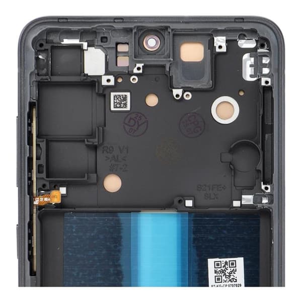 SAMSUNG S21 FE Skärm med LCD-display HARD OLED Svart