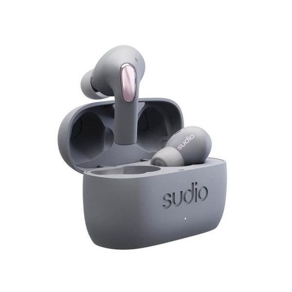 Sudio Hörlurar In-Ear E2 True Wireless ANC - Skiffergrå
