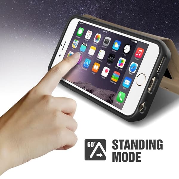 Verus Damda Veil etui med spejl til Apple iPhone 6 (S) Plus (Guld) Guld