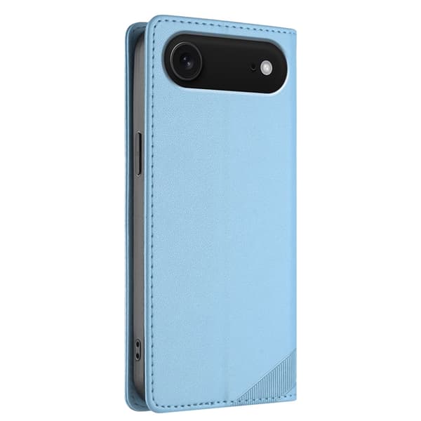 iPhone Air Plånboksfodral Punk Style Imprinted - Babyblå Blå