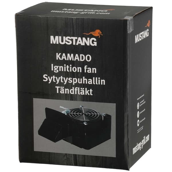 Mustang Kamado tändfläkt Black