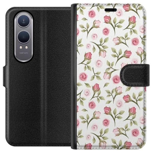Plånboksfodral till OnePlus Nord CE4 Lite med Blommigt