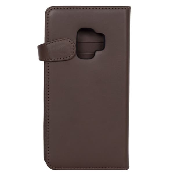 BUFFALO äkta läder Plånboksfodral Samsung Galaxy S9 - Brun Brown