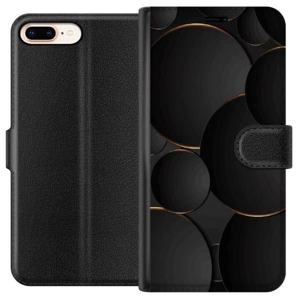 Plånboksfodral till Apple iPhone 8 Plus med Lyxig Cirklar