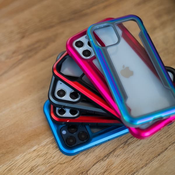 Raptic iPhone 14 Pro -kuori Magsafe X-Doria Shield Armored - Blue Svart
