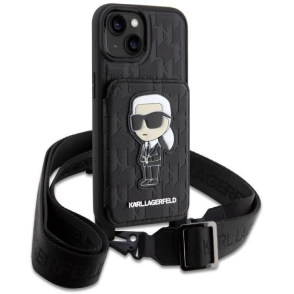 Karl Lagerfeld iPhone 14 Halsbandsskal Crossbody Ikonik