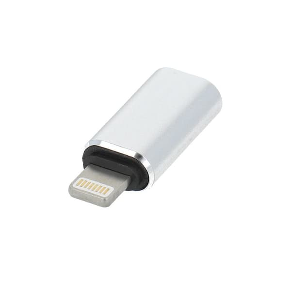 Opladningsadapter USB-C Lightning sølv Silver