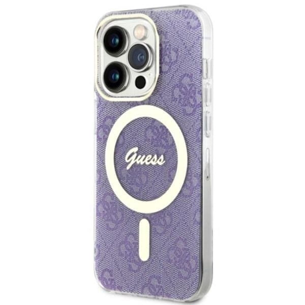 Guess iPhone 14 Pro Max Mobilskal MagSafe - Lila