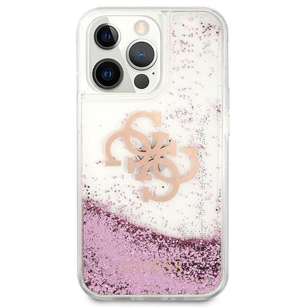 Guess Mobilskal till iPhone 13 Pro Max MagSafe 4G Glitter Liquid
