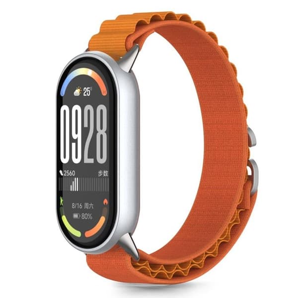 Tech-Protect Xiaomi Smart Band 8/9/10/NFC Armbånd Nylon Pro - Orange Orange