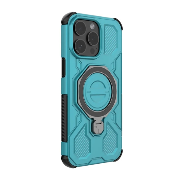 Mobilskal till iPhone 15 Pro Max Plast Shockproof - Blå Blå